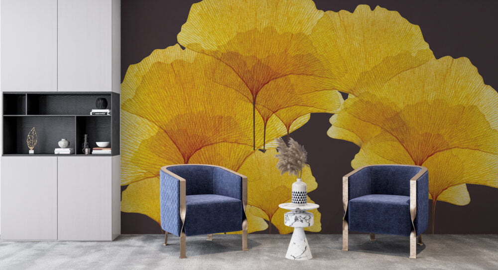 Yellow Flowers Design BWMUR8094