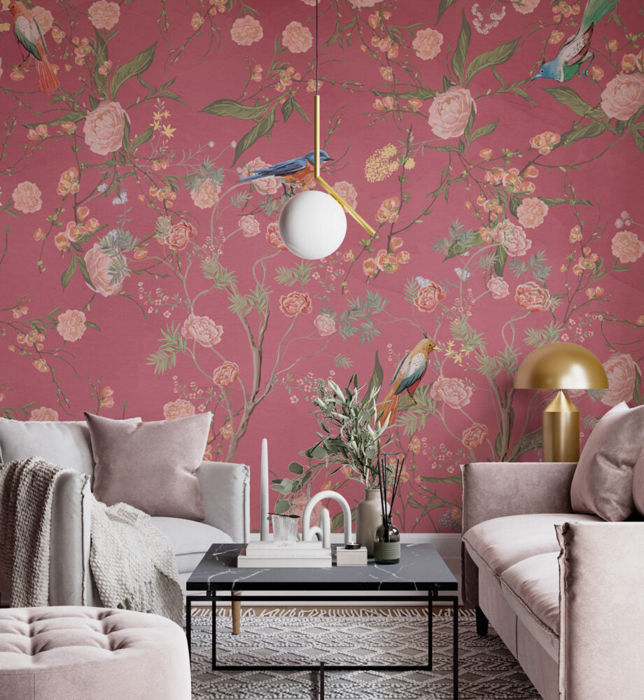 Pink Floral Design BWMUR8092