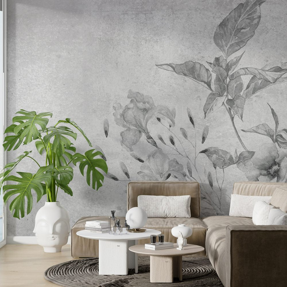 Grey Plants Design BWMUR8142