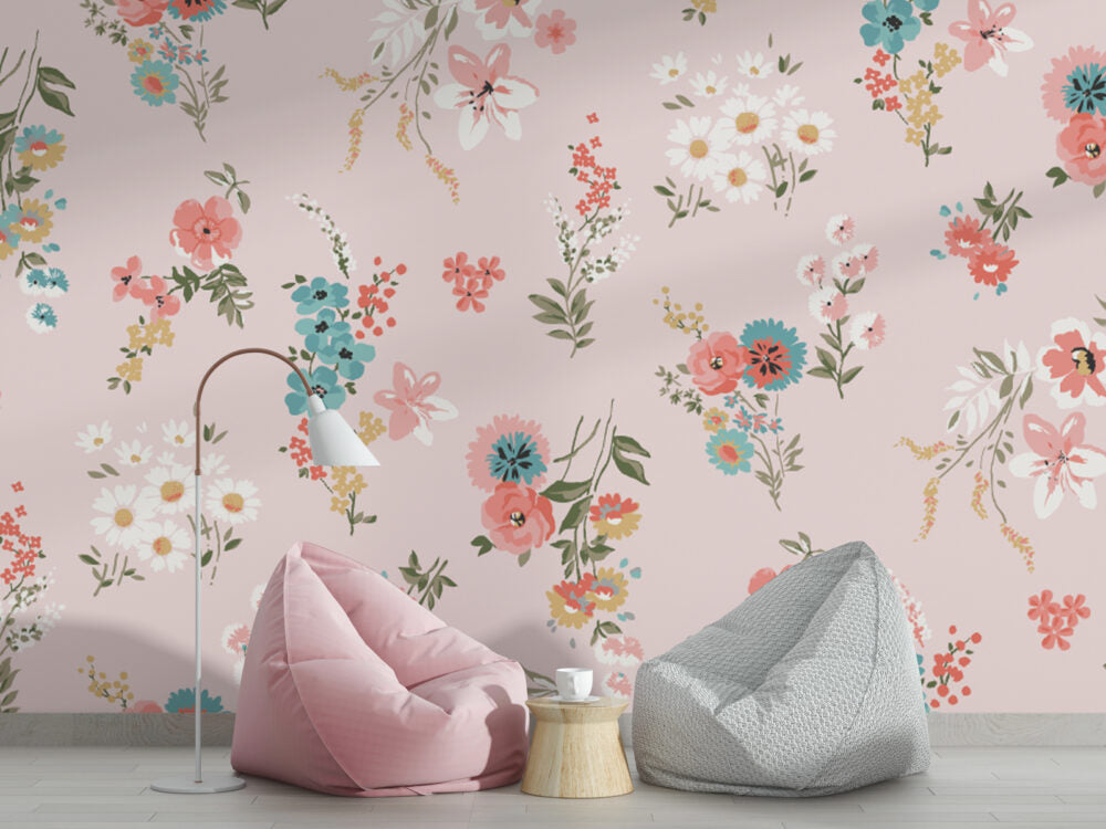 Pink Floral Design BWSH1087