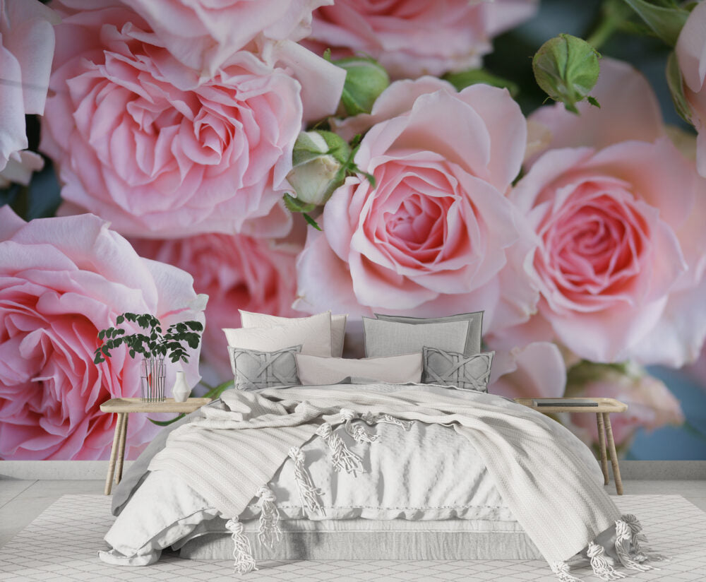 Pink 3D Roses Design BWSH1078
