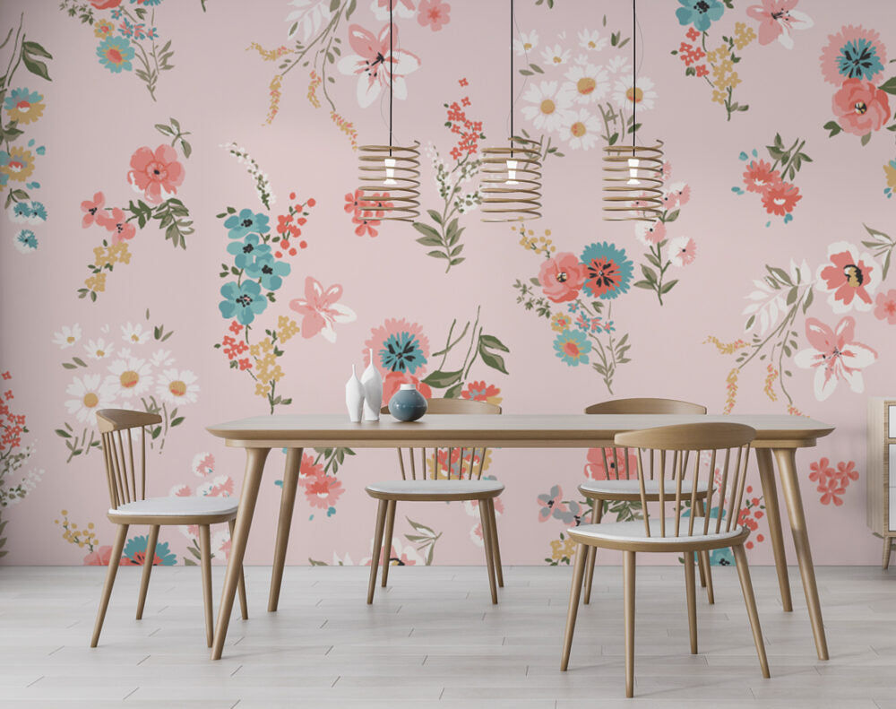 Pink Floral Design BWSH1087