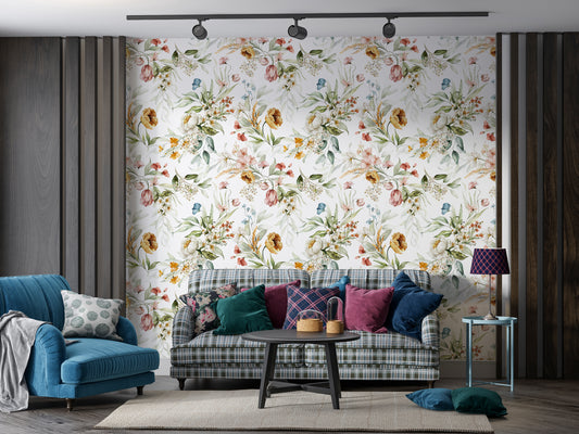 Colourful Flowers Design BWSH1508