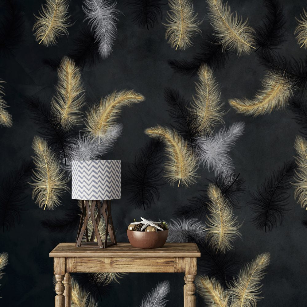 Dark Feathers Design BWMUR8144