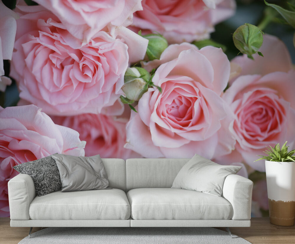 Pink 3D Roses Design BWSH1078