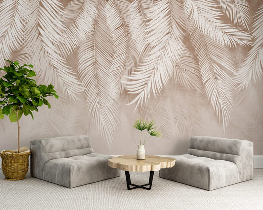 White Hanging Leaves Design BWPF0511D-B