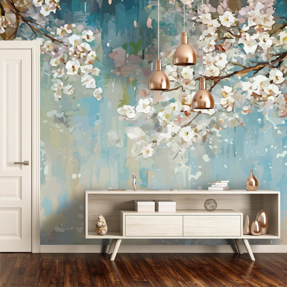 Pretty Flowers Oil Painting Design BWPF0477D