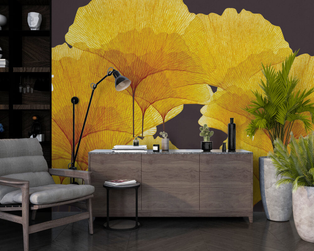 Yellow Flowers Design BWMUR8094