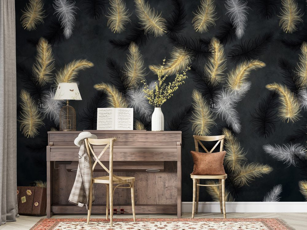 Dark Feathers Design BWMUR8144