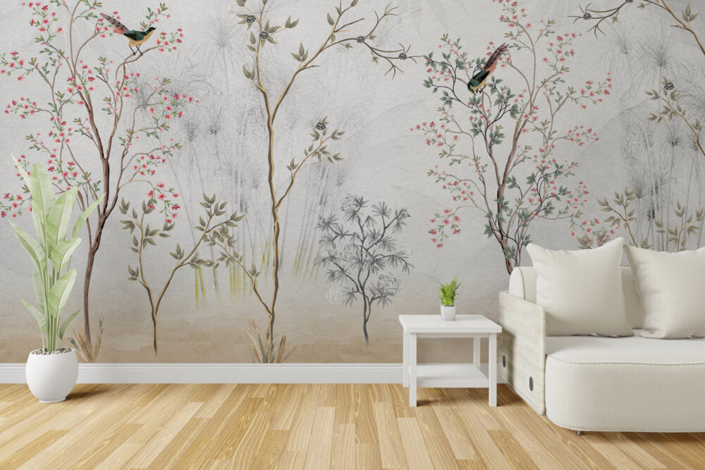 Floral Trees Design BWMUR8102