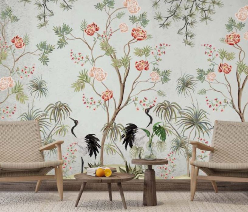 Green Floral Design BWMUR7210