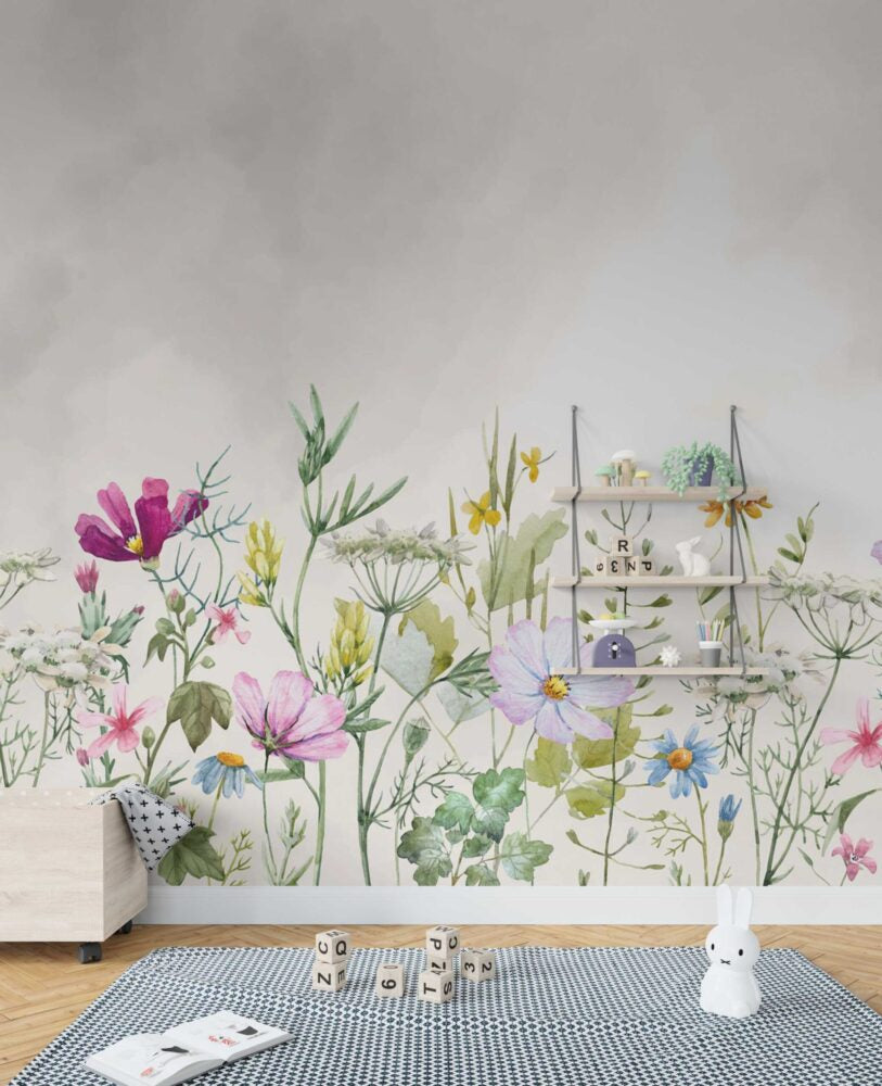 Colourful Flowers Design BWMUR7398