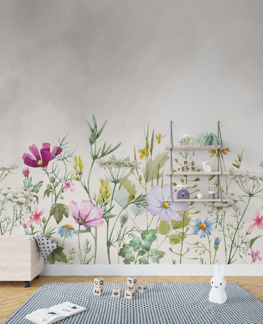 Colourful Flowers Design BWMUR7398