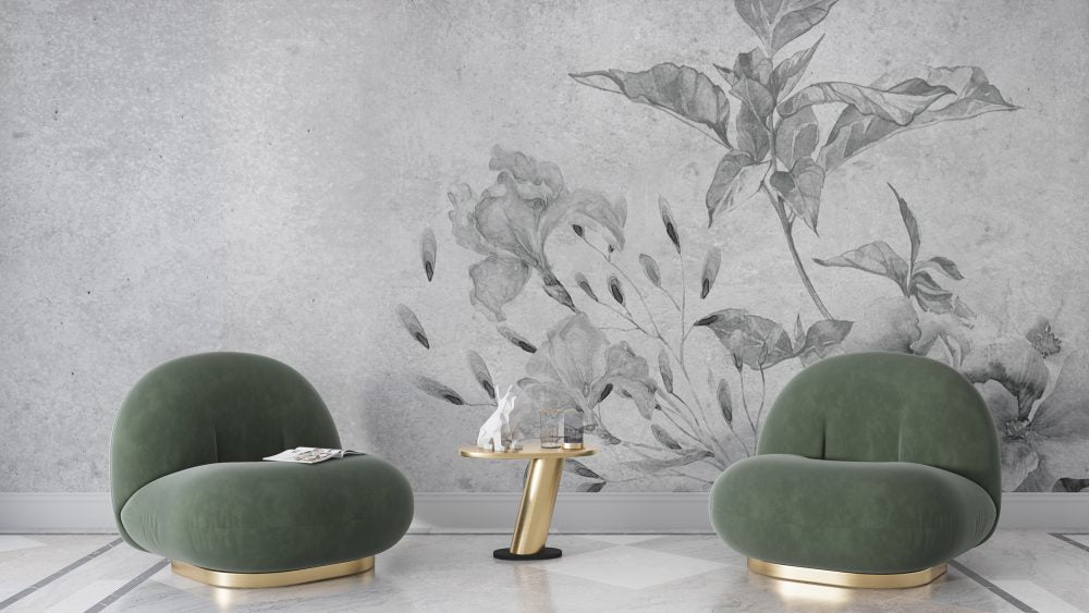 Grey Plants Design BWMUR8142