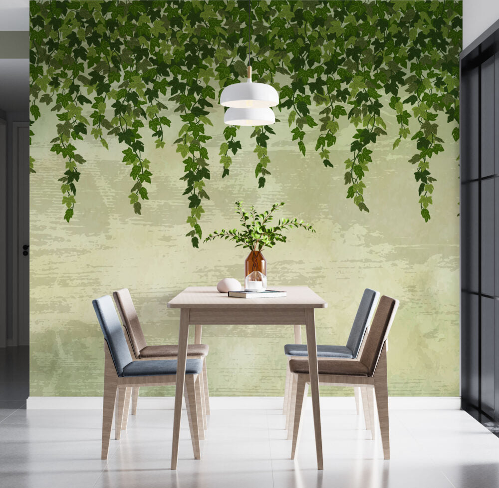 Hanging Leaf Vines Design BWMUR7352