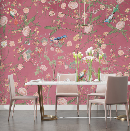 Pink Floral Design BWMUR8092