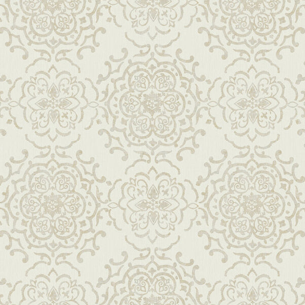 String Medallion Cream/Gold - 25027