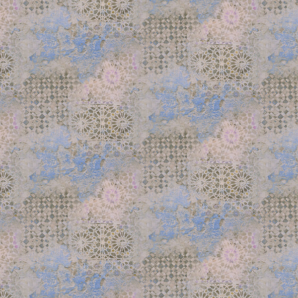 Rustic Mosaic Aqua - 37858-1
