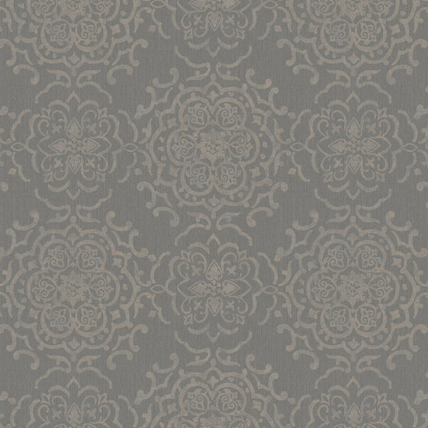 String Medallion Black/Gilver - 25029