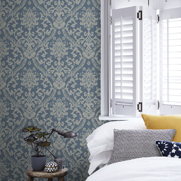 Damask Navy - 37901-2
