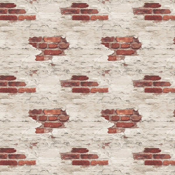 Distressed Red Brick Design - G45354