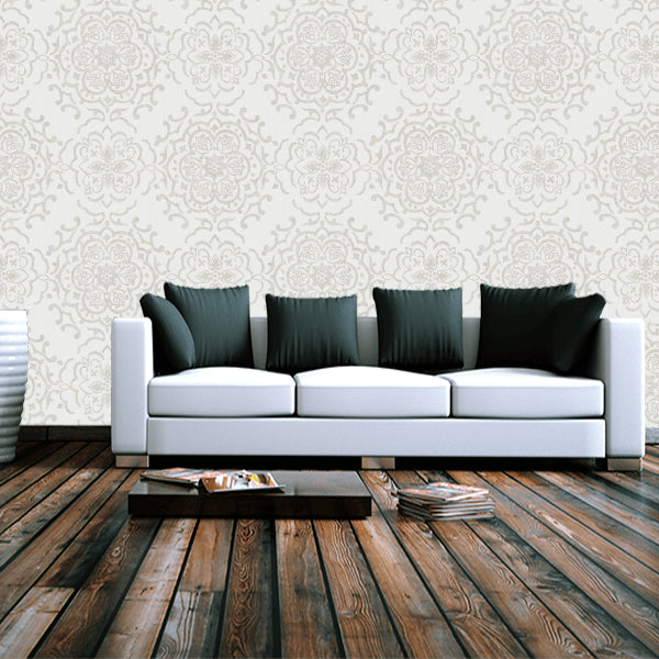 String Medallion Grey/Silver - 25028