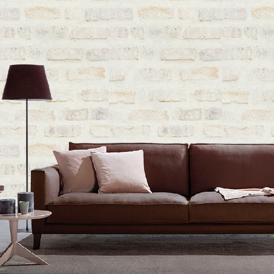 Rustic Brick Design Beige - 37422-1