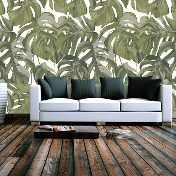 Jungle Leaves Green Design - 36519-2