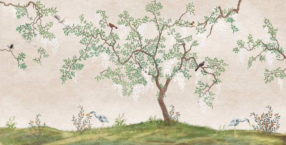 Tree With Birds Design BWMUR2413