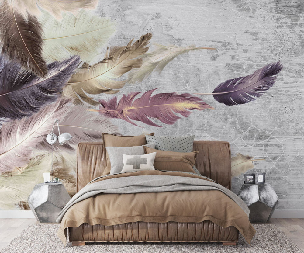 Colourful Feathers Design BWIN0337