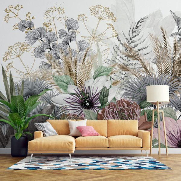 Tropical Plants Design BWMUR8226