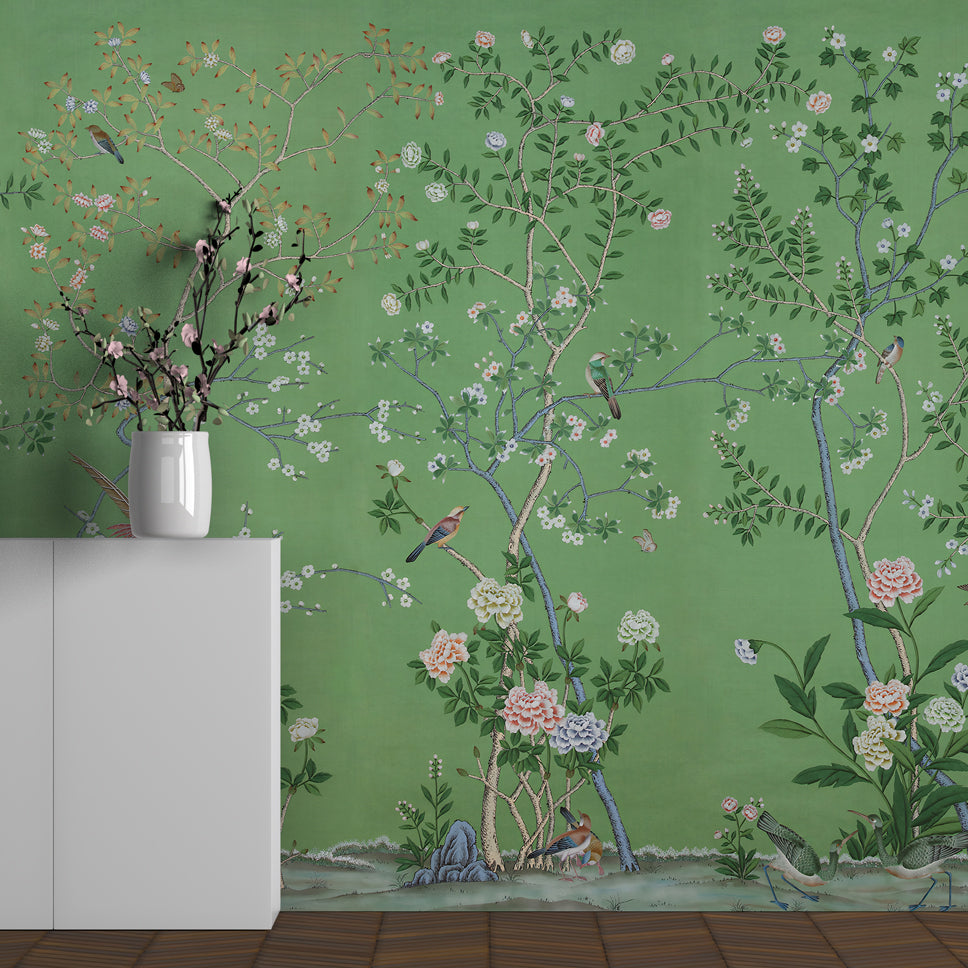 Green Flower Tree Design BWIN0099