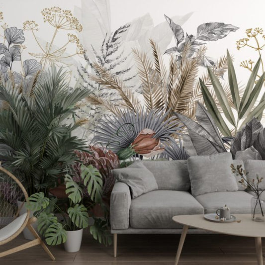 Tropical Plants Design BWMUR8226