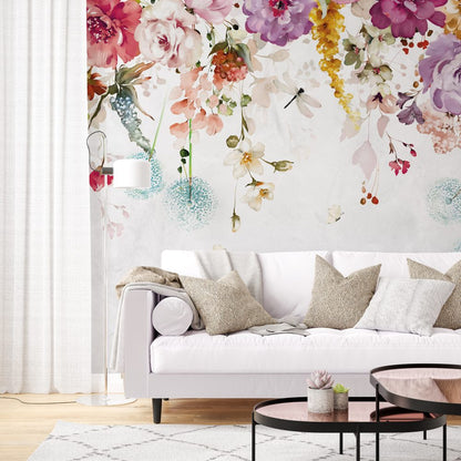 Floral Hanging Flowers Design BWMUR8138