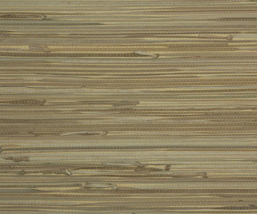 Caramel swirl Grasscloth Wallpaper 8809