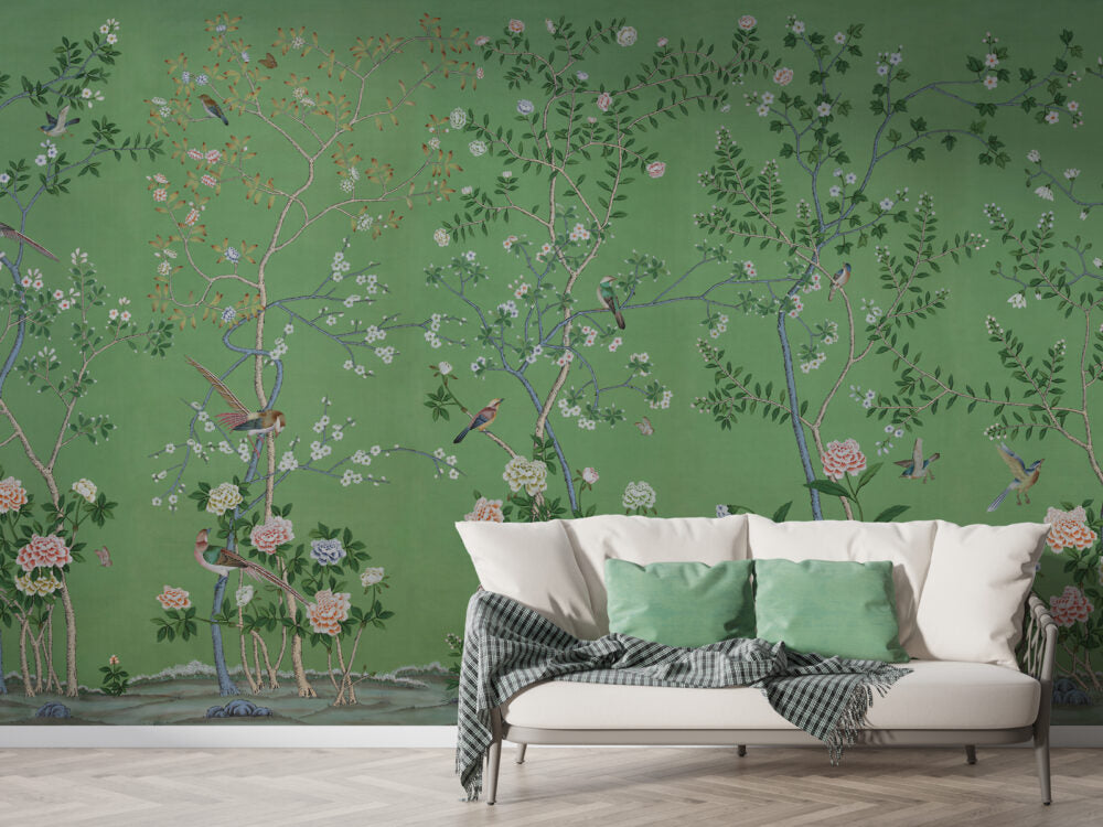 Green Flower Tree Design BWIN0099