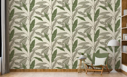 Palm Leaves Design BWMUR2392