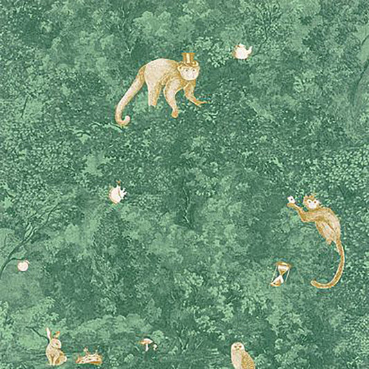 Green Jardin Des Merveilles Wallpaper 87257803 by Casadeco
