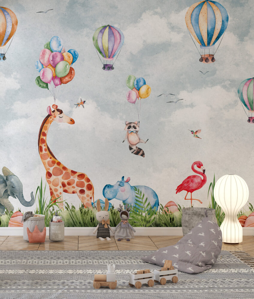 Colourful Balloons Design BWMUR8205