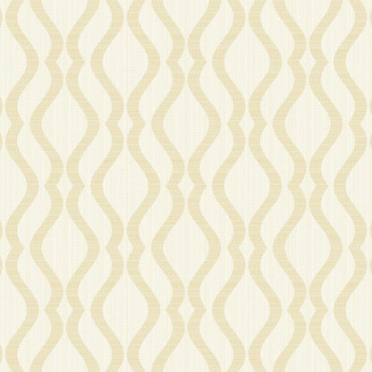 Broken String Geometric White/Gold - 25063