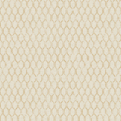 Linen Small Geo Warm Beige/Gold - 25047