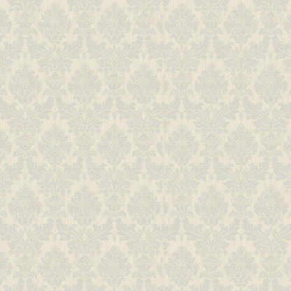 Broken String Damask Off-white/Grey Design - 25059