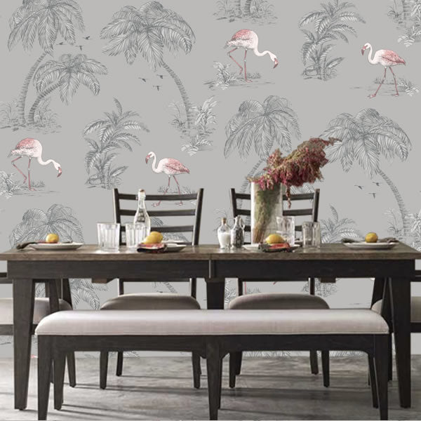 Flamingo Lake Design Grey - 12381