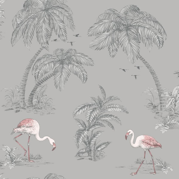 Flamingo Lake Design Grey - 12381