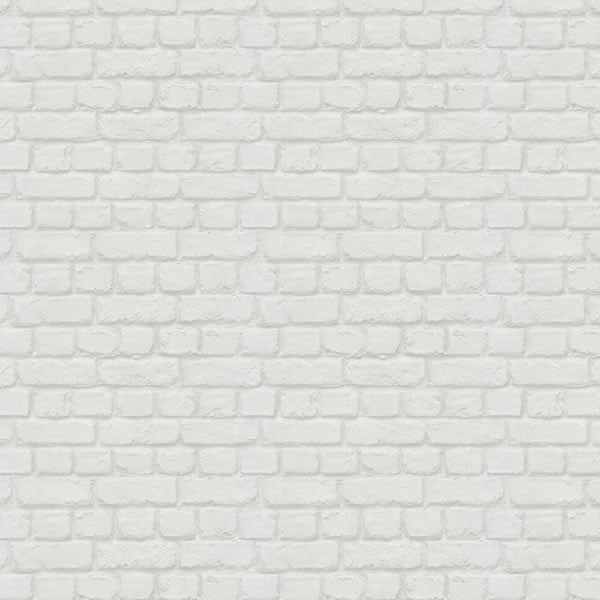 Metallic Brick Design White - 587203