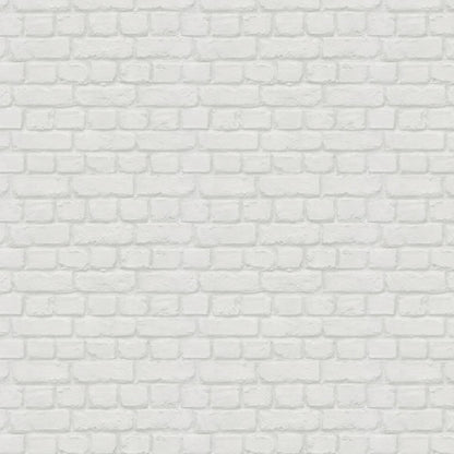 Metallic Brick Design White - 587203