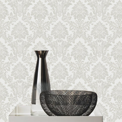 String Damask Grey/Silver - 25023