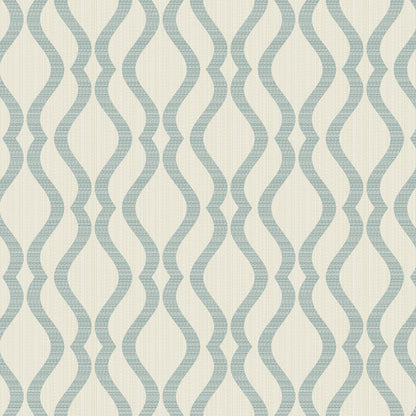 Broken String Geometric Cream/Teal - 25066